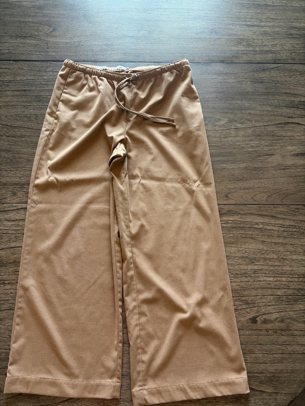 LOFT- Sawyer Pull On Pants in Heathered Brushed Flannel ( Desert Camel Heather)
